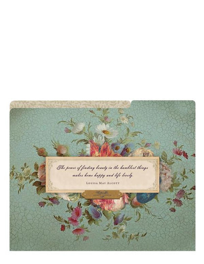 Posy & Poesie File Folders 31810 by Victorian Trading Co