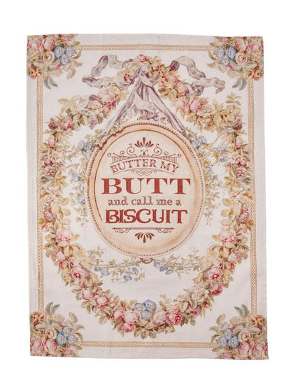 Butter My Butt Tea Towel 32195 by Victorian Trading Co