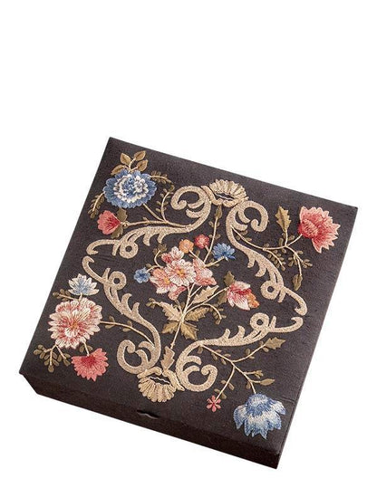 Embroidered Bouquets Jewelry Box 32413