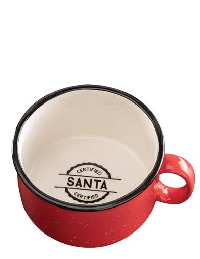 Santa Certified Mug (set Of 2) 32479