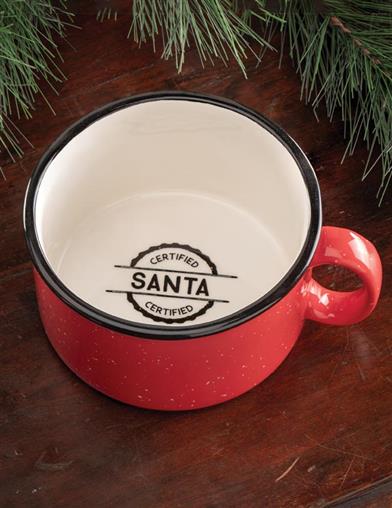 Santa Certified Mug (set Of 2) 32479