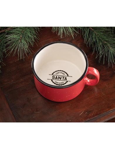 Santa Certified Mug (set Of 2) 32479