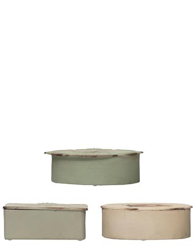 Vintage Bird Tins (set Of 3) 32577 Victorian Trading Co