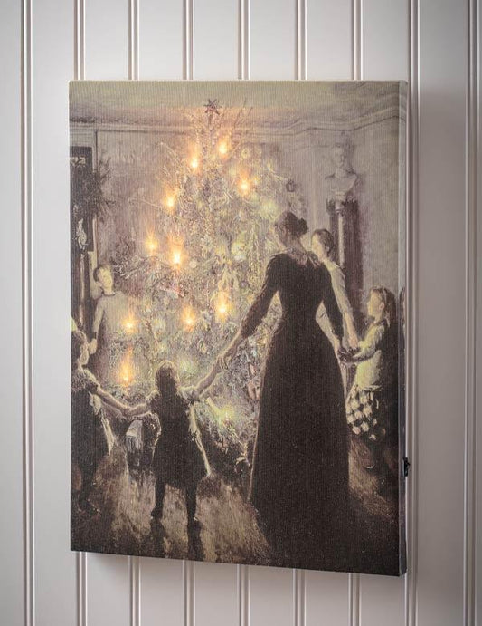 Silent Night Lighted Canvas 32767