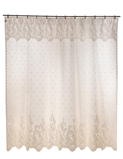 Chantilly Lace Shower Curtain 32813 by Victorian Trading Co