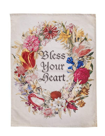 Bless Your Heart Tea Towel 32852 by Victorian Trading Co