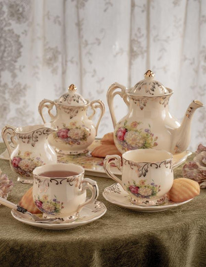 Royal Garden Tea Set 33093 by Victorian Trading Co