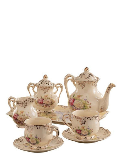 Royal Garden Tea Set 33093 by Victorian Trading Co