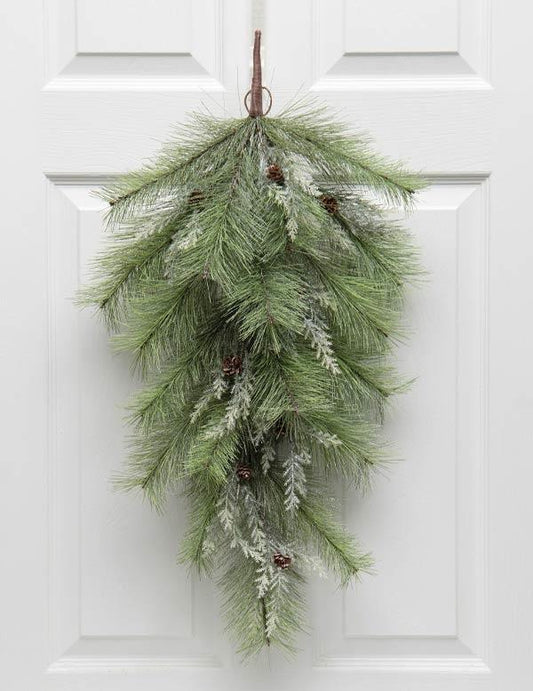 Frosted Pine Door Swag 33098