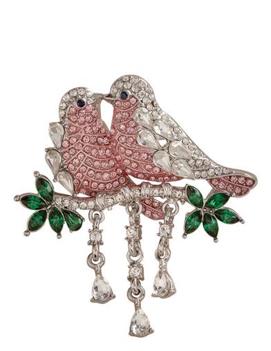 Love Birds Brooch 33157