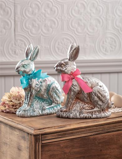 Foiled Bunny Chocolate Mold Decor 33252