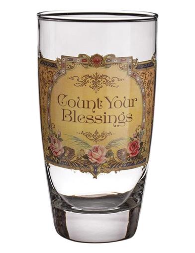 Meaningful Mantras Drinking Glasses (set Of 4) 33261 by Victorian Trading Co