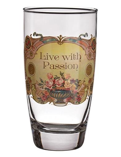 Meaningful Mantras Drinking Glasses (set Of 4) 33261 by Victorian Trading Co