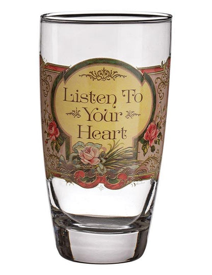 Meaningful Mantras Drinking Glasses (set Of 4) 33261 by Victorian Trading Co
