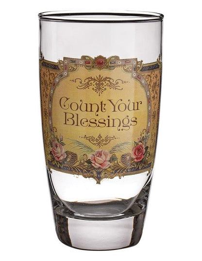 Meaningful Mantras Drinking Glasses (set Of 4) 33261 by Victorian Trading Co