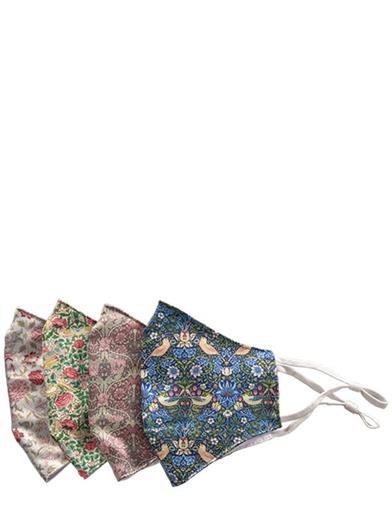 William Morris Silk Face Masks (set Of 4) 33269