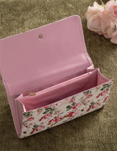 Bountiful Bouquet Wallet - White 33366 by Victorian Trading Co