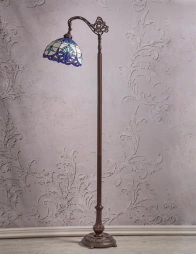 Blue And White Tiffany Reading Lamp 33367