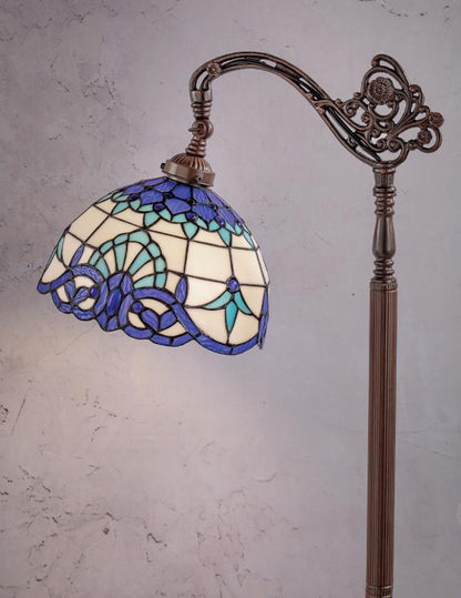 Blue And White Tiffany Reading Lamp 33367
