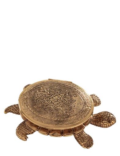 14k Gold Dipped Locket Turtle 33430