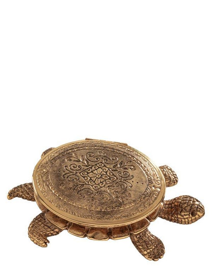 14k Gold Dipped Locket Turtle 33430