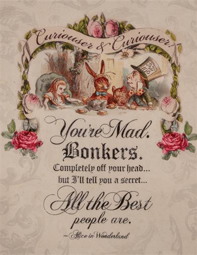 Alice In Wonderland Tablecloth 33510