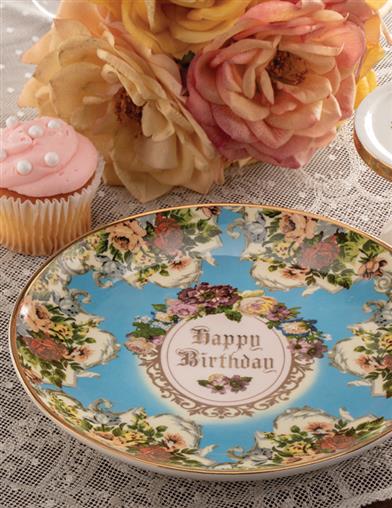 Happy Birthday Cake Plate 33516