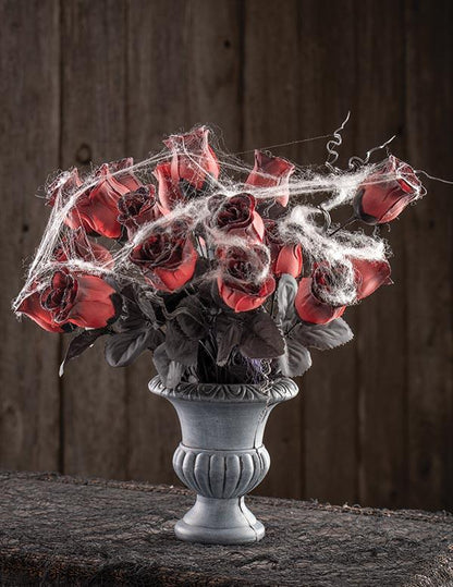 Cobweb Roses Vase 33634