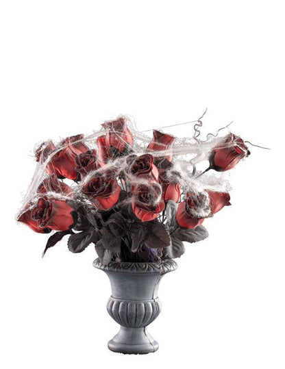 Cobweb Roses Vase 33634