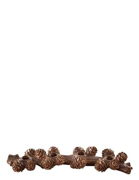 Pine Cone Branch Candle Holder 33680