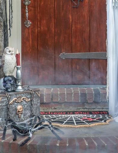 Welcome To Our Web Coir Halloween Floor Mat 33702