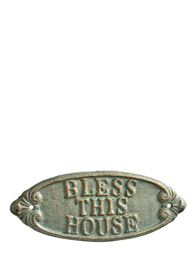 Bless This House Cast-iron Sign 33760