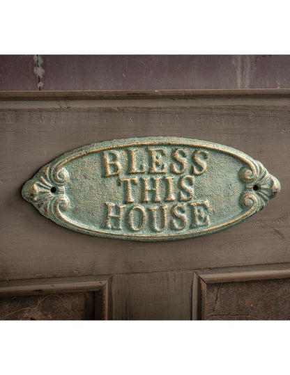Bless This House Cast-iron Sign 33760