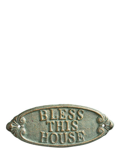 Bless This House Cast-iron Sign 33760