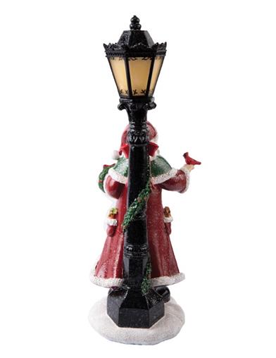 Woodland Father Christmas Lantern 33761 by Victorian Trading Co