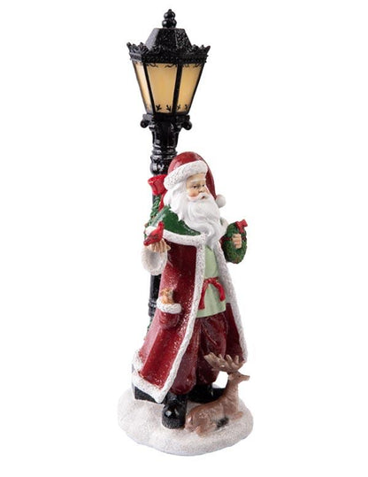 Woodland Father Christmas Lantern 33761 by Victorian Trading Co
