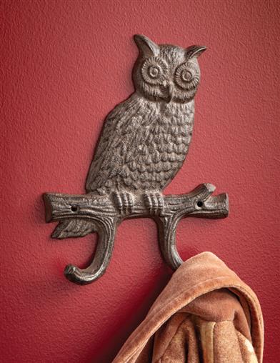 Owl Sentry Wall Hook 33803 Victorian Trading Co