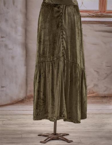 April Cornell Soiree Velvet Skirt 33826 by Victorian Trading Co