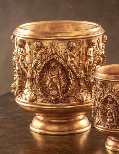 Gilded Angels Urn Large 33839 Victorian Trading Co