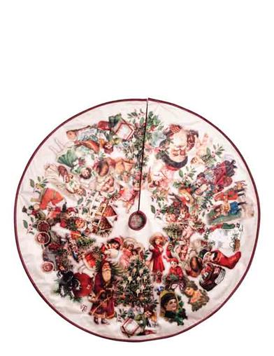 Old December Velveteen Tree Skirt 33875