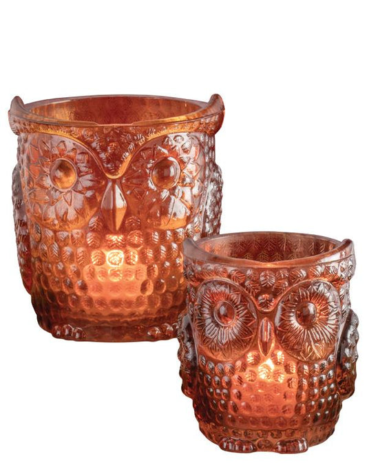 Tobias & Tully Owl Candle Holders (set Of 2) 33909