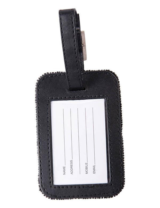 Beaded Rose Luggage Tag 33955