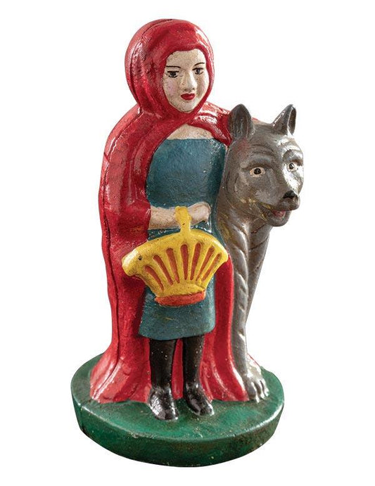 Little Red Riding Hood Vintage Cast Iron Bank 34008