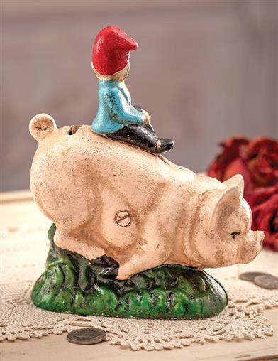 Wee Winkle And Paddy The Pig Bank 34030 by Victorian Trading Co