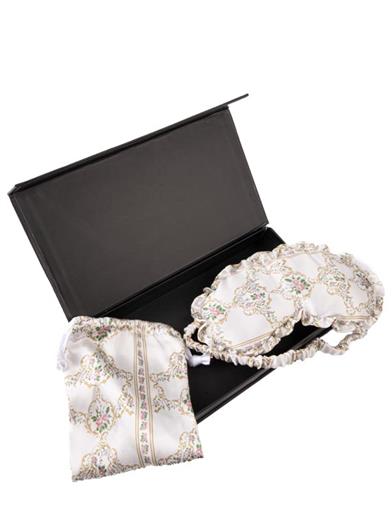 Lisette Stripe Silk Sleep Mask 34208 by Victorian Trading Co