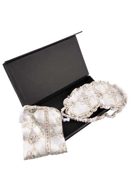 Lisette Stripe Silk Sleep Mask 34208 by Victorian Trading Co