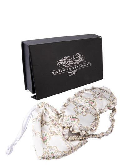 Lisette Stripe Silk Sleep Mask 34208 by Victorian Trading Co