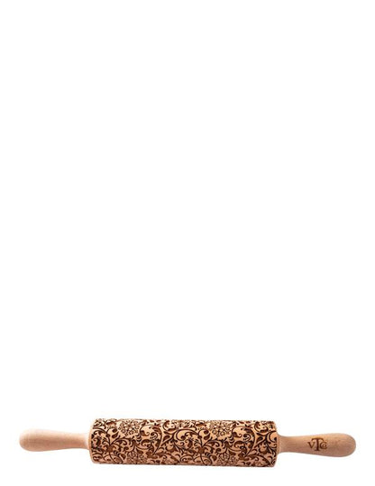 Snowflake Lace Pattern Rolling Pin 34232