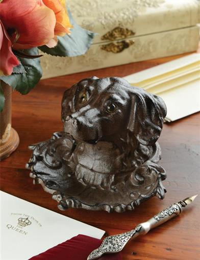 Man's Best Friend Inkwell 34248 Victorian Trading Co