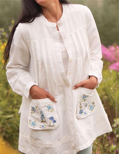 April Cornell Artist Smock Size XS 34283 Victorian Trading Co